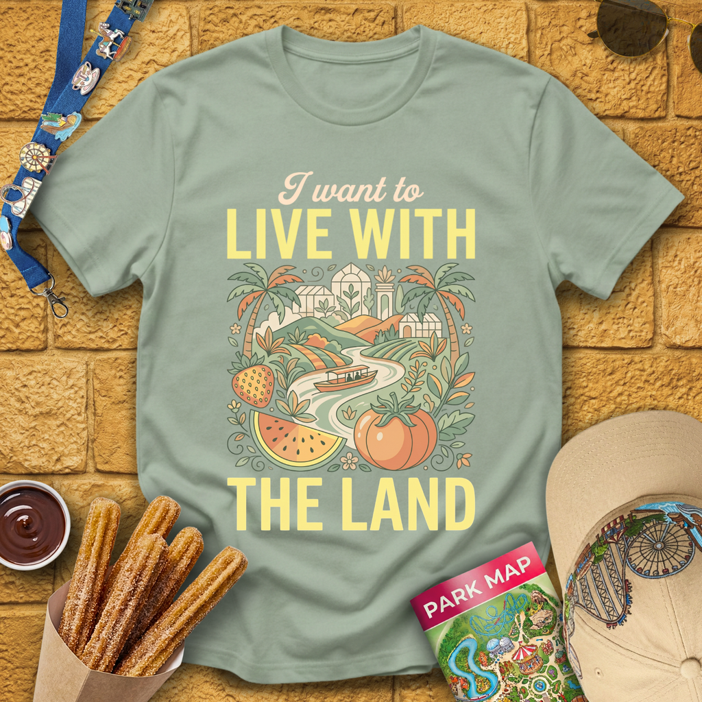 Live With The Land [Boho] T-Shirt