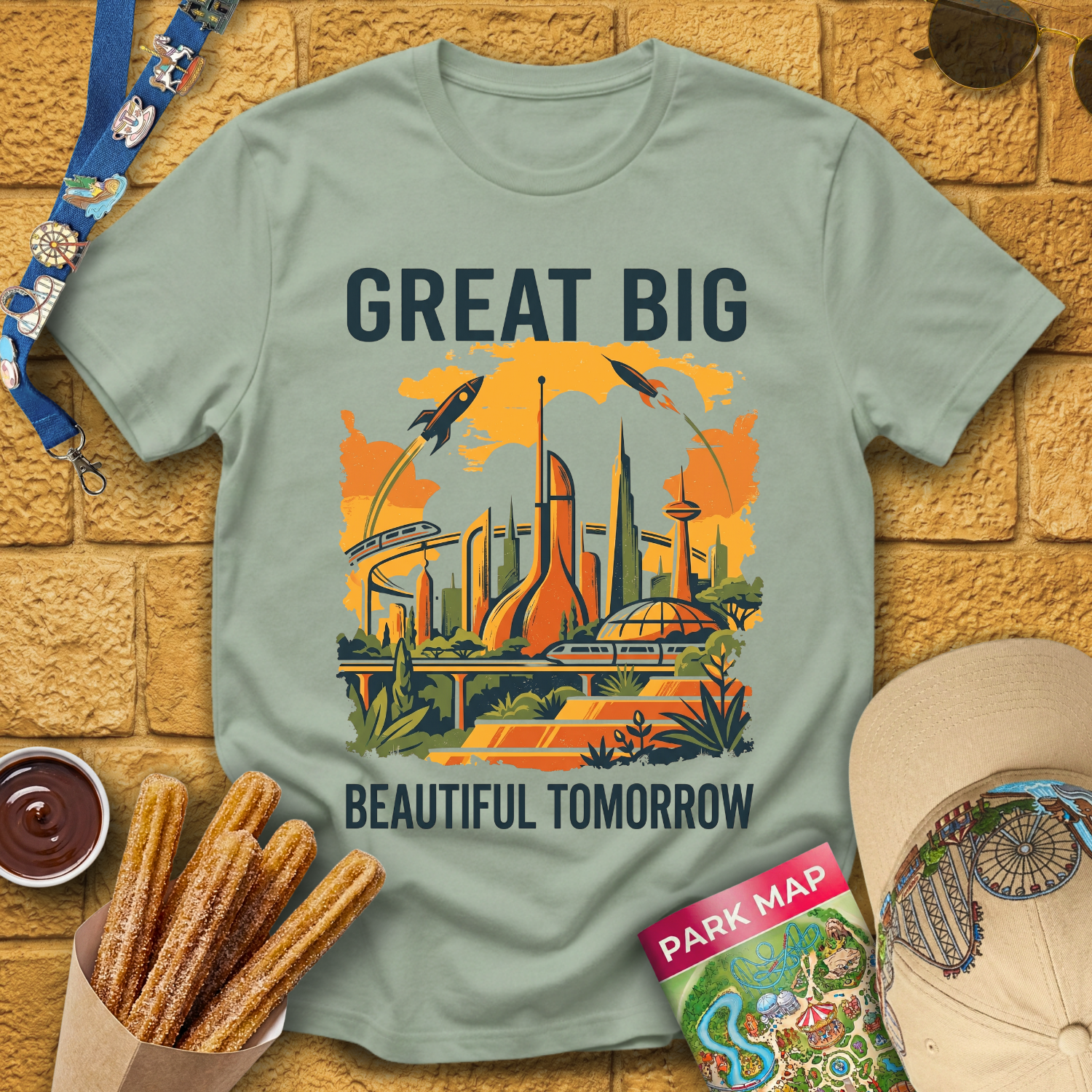 Great Big Beautiful Tomorrow [RetroIllu] T-Shirt
