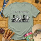 Duck, Long Line [WoodCut] T-Shirt