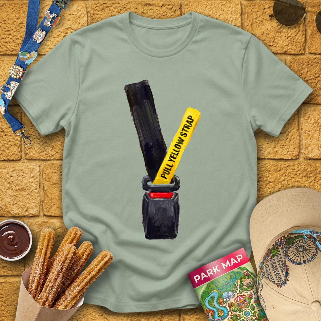 Pull Yellow Strap [Painted] T-Shirt