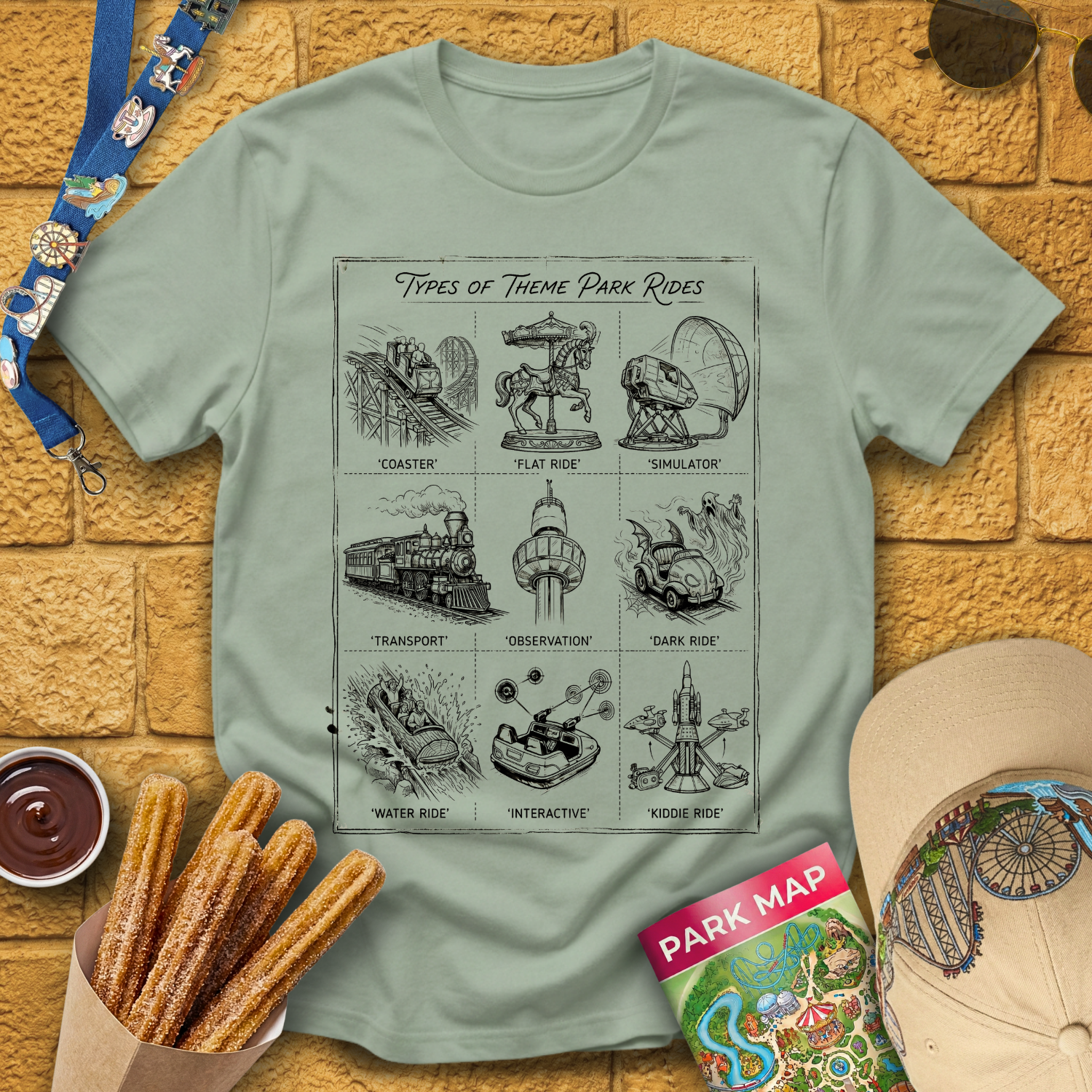 Types Of Rides [Vintage] T-Shirt