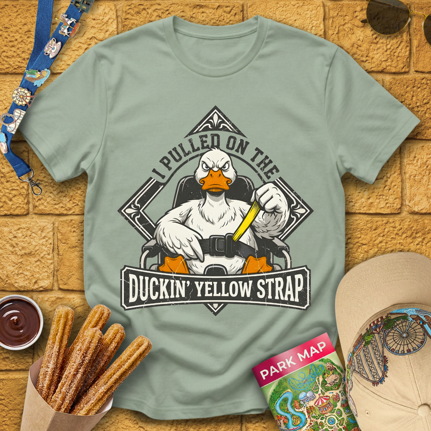 Duckin' Yellow Strap [Vintage] T-Shirt