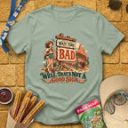 Bad Wait Time [Boho] T-Shirt for Theme Park Fans (Sage)