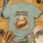 Big Whip Mountain [MidCen] T-Shirt for Theme Park Fans (Sage)