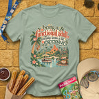 Functional Adult [SleekBoho] T-Shirt for Theme Park Fans (Sage)