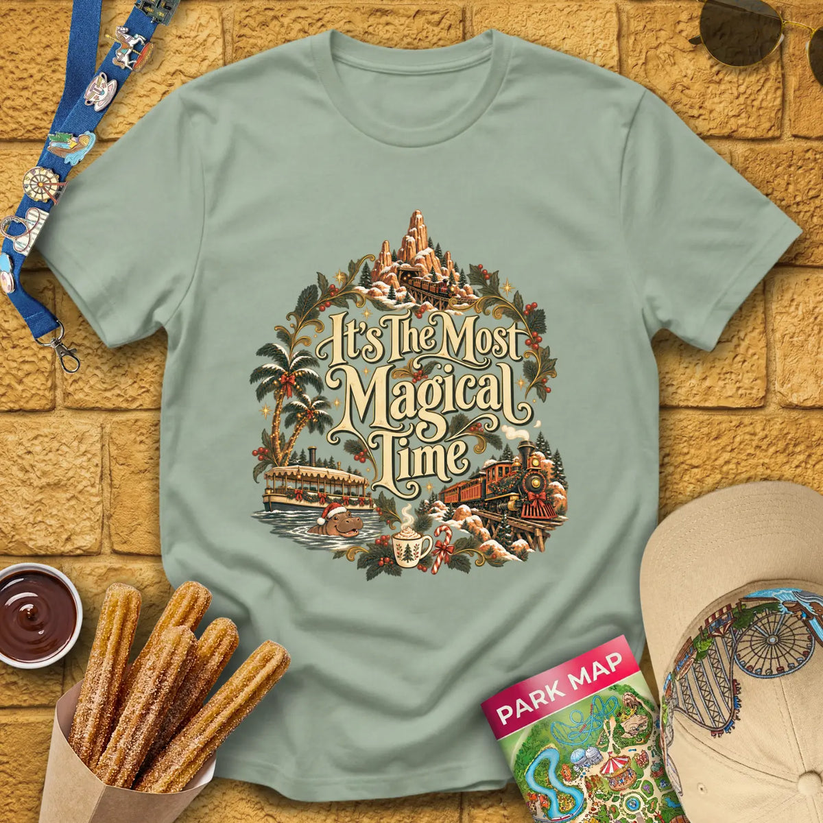 Magical Time Collage [Boho] T-Shirt