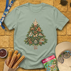 Merry Pixie Tree [ArtsyBoho] T-Shirt for Theme Park Fans (Sage)