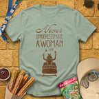 Never Underestimate [Elite] T-Shirt for Theme Park Fans (Sage)