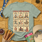 Planning Phases [Vintage] T-Shirt for Theme Park Fans (Sage)