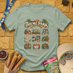 Theme Park Critters [Boho] T-Shirt for Theme Park Fans (Sage)