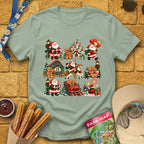 Xmas Park Day [BoldGrid] T-Shirt for Theme Park Fans (Sage)