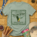 Yellow Strap [Victorian] T-Shirt for Theme Park Fans (Sage)