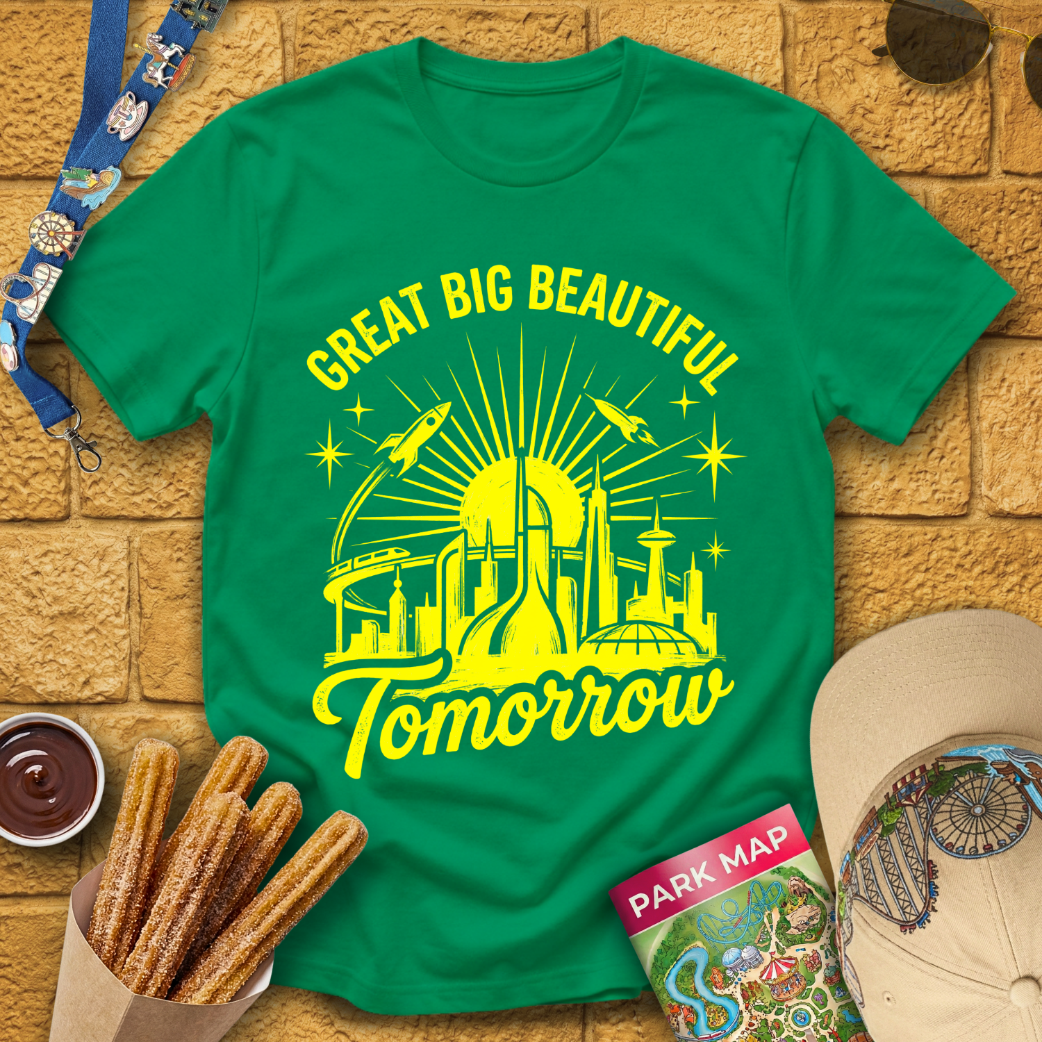 Great Big Beautiful Tomorrow [RetroBrush] T-Shirt