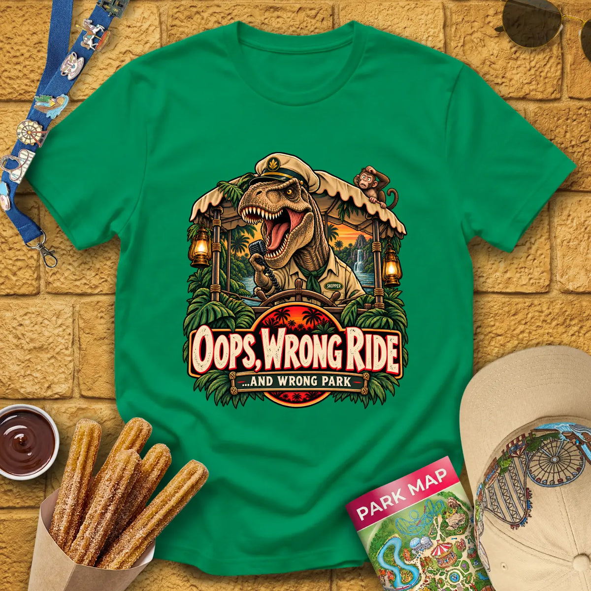 Dinosaur Skipper [Illu] T-Shirt