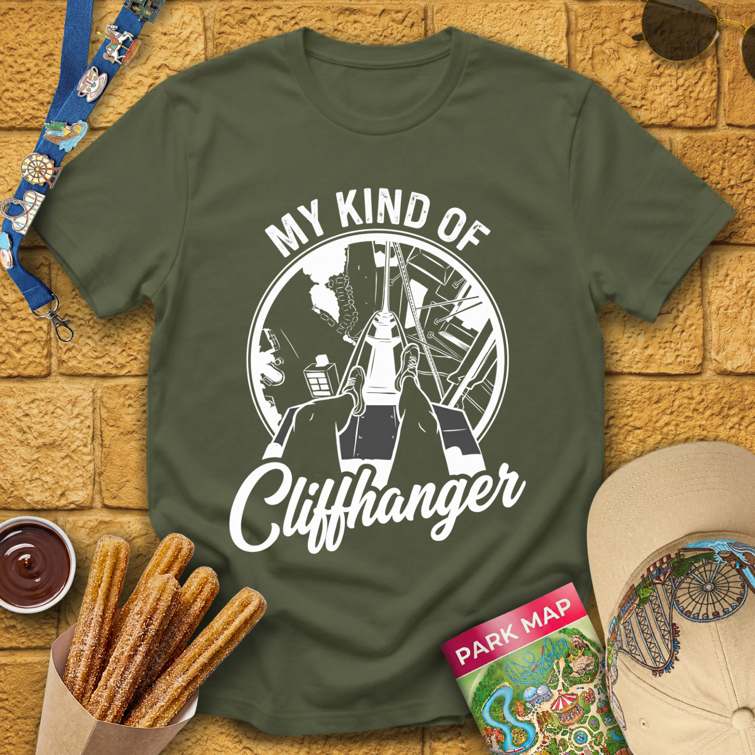 My Kind Of Cliffhanger [RetroBrush1] T-Shirt