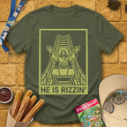 He Is Rizzin' [LineArt] T-Shirt