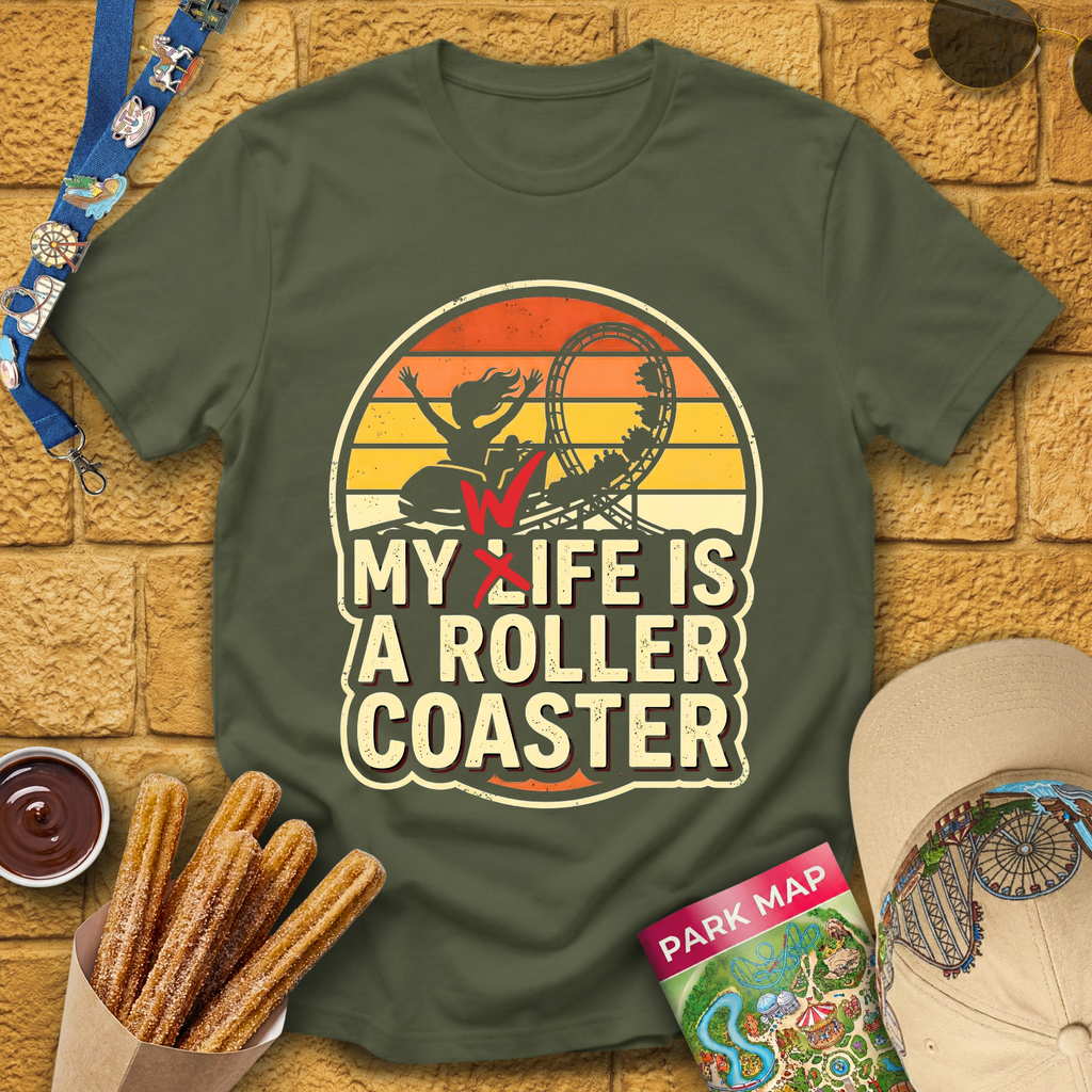 Wife Roller Coaster [70s] T-Shirt
