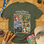 Poop In Themed Bathrooms [Postcard] T-Shirt