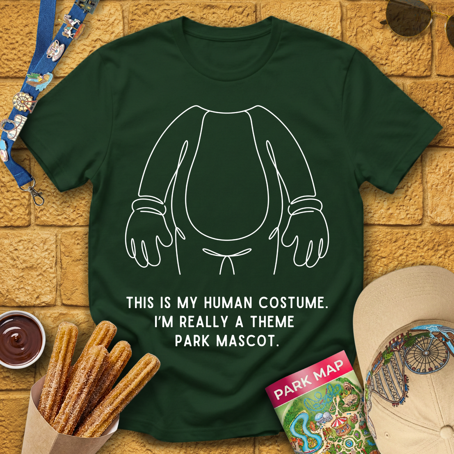 Theme Park Mascot [Sleek] T-Shirt