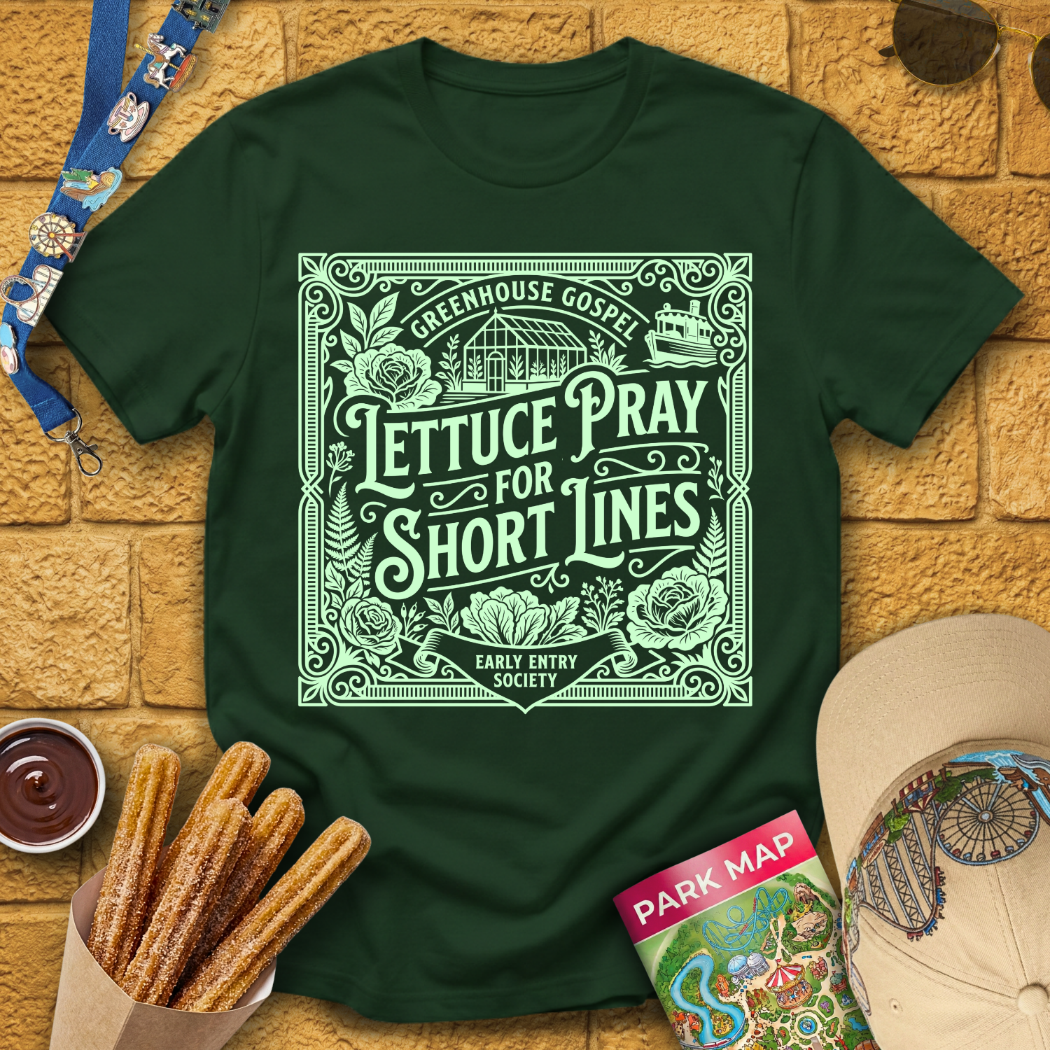 Lettuce Pray [Victorian] T-Shirt