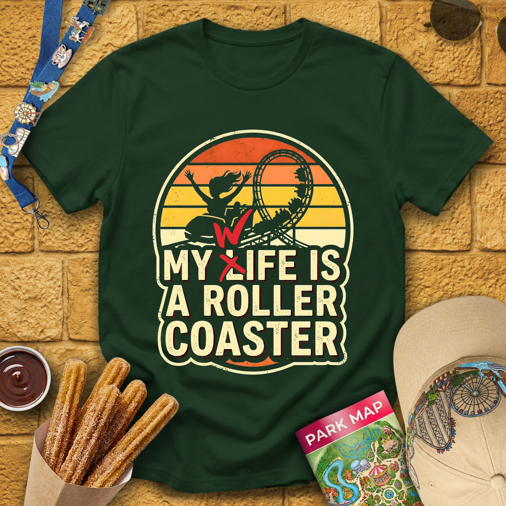 Wife Roller Coaster [70s] T-Shirt