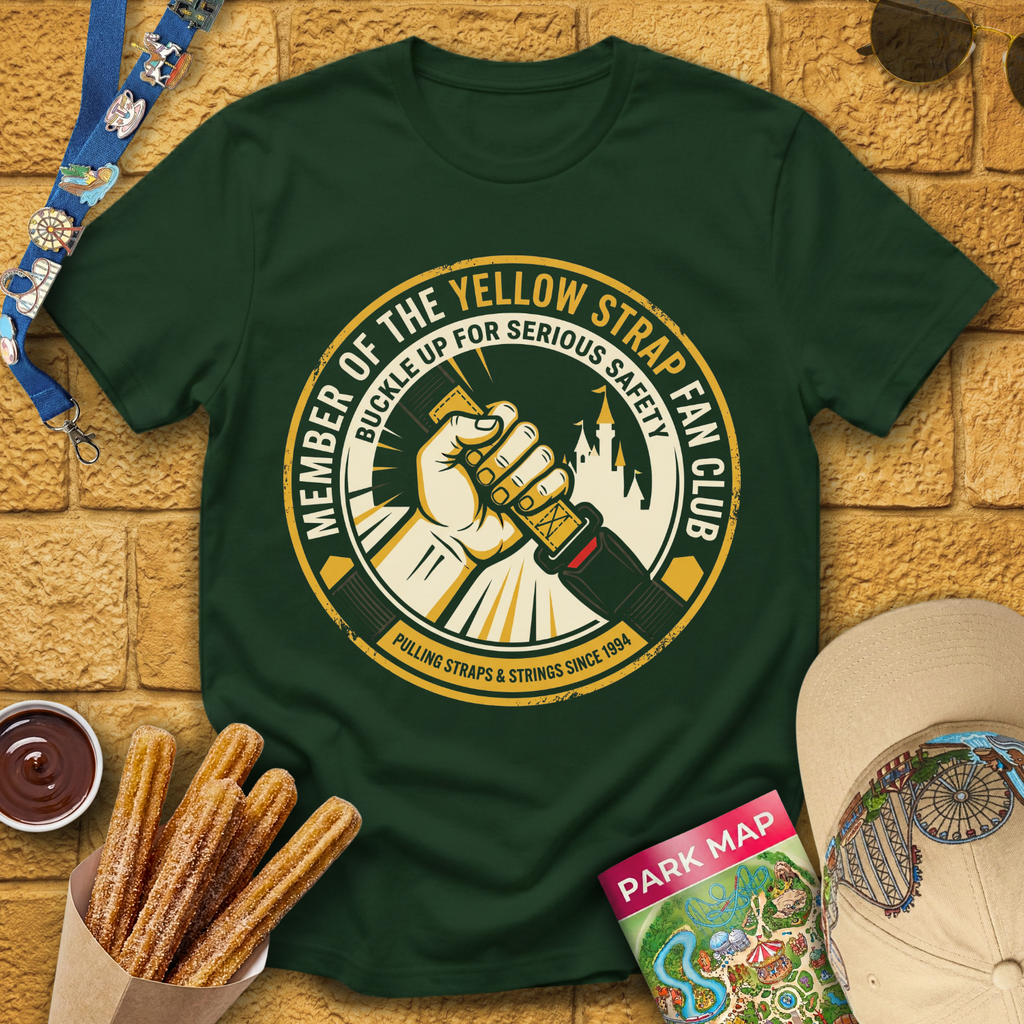 Yellow Strap Fan Club [VintageBadge] T-Shirt