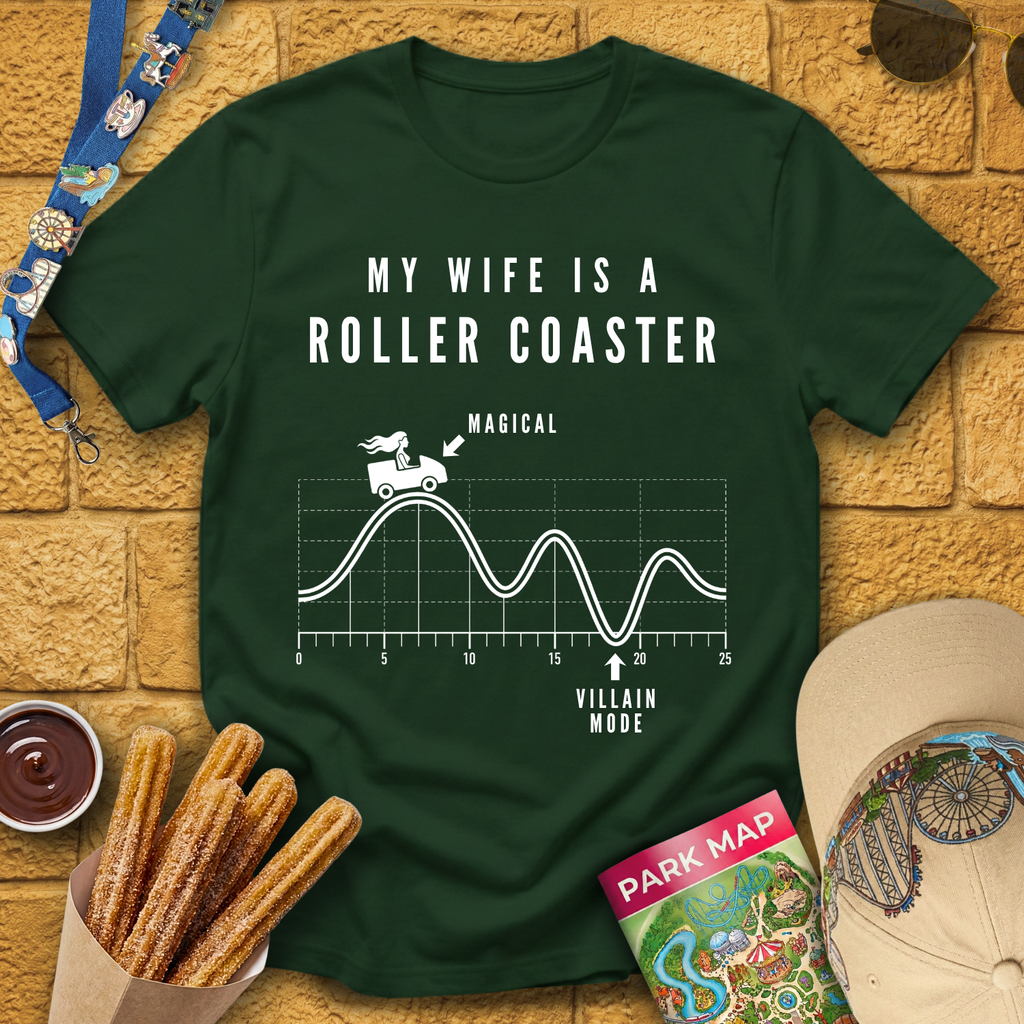 Wife Roller Coaster [Chart] T-Shirt