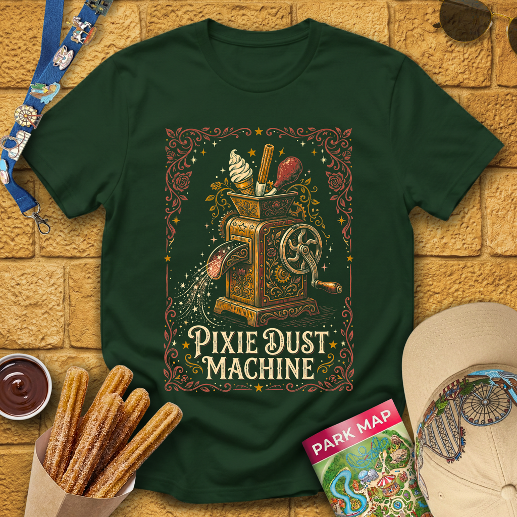 Pixie Dust Machine [Woodcut] T-Shirt