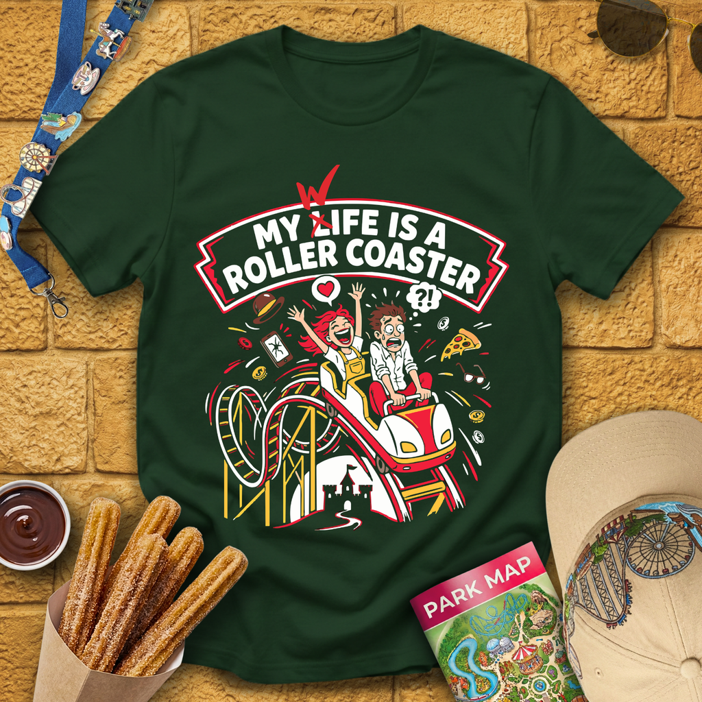 Wife Roller Coaster [Comic] T-Shirt