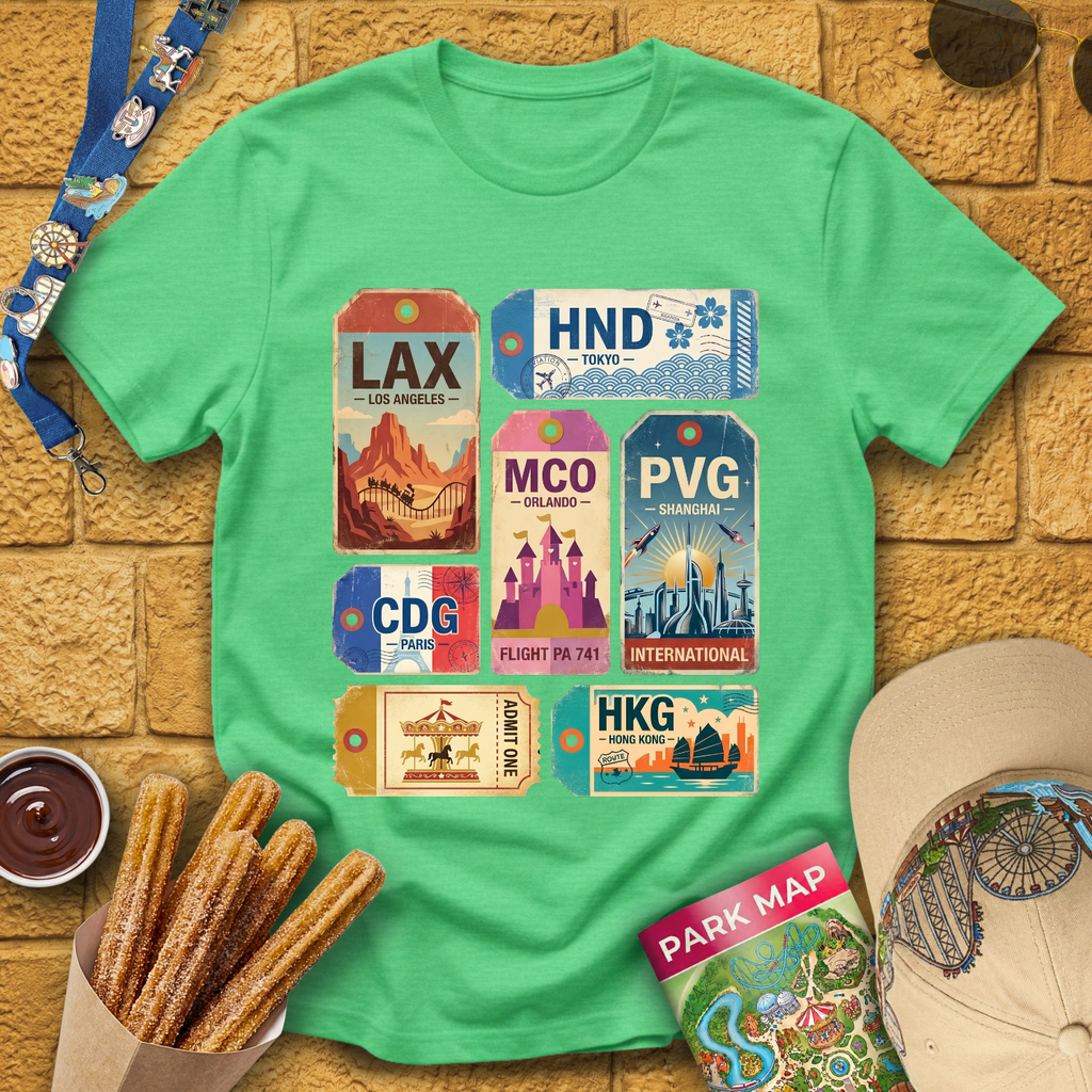 Luggage Tags [Retro] T-Shirt