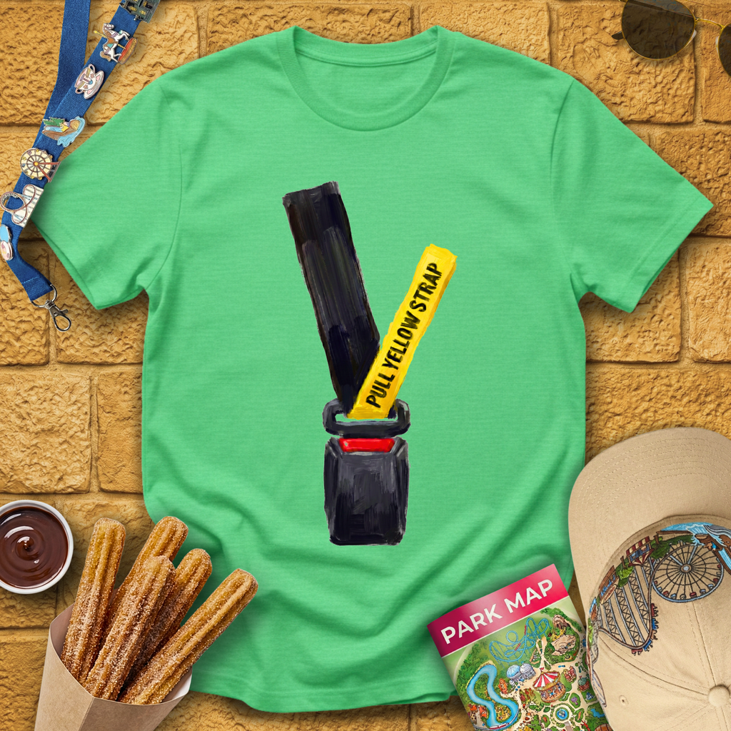 Pull Yellow Strap [Painted] T-Shirt