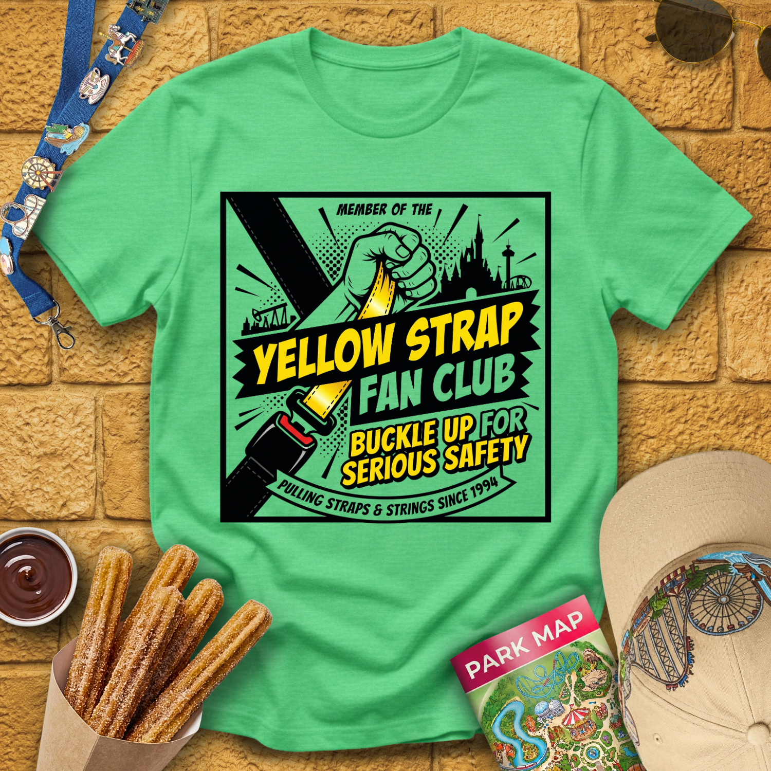 Yellow Strap Fan Club [Comic] T-Shirt