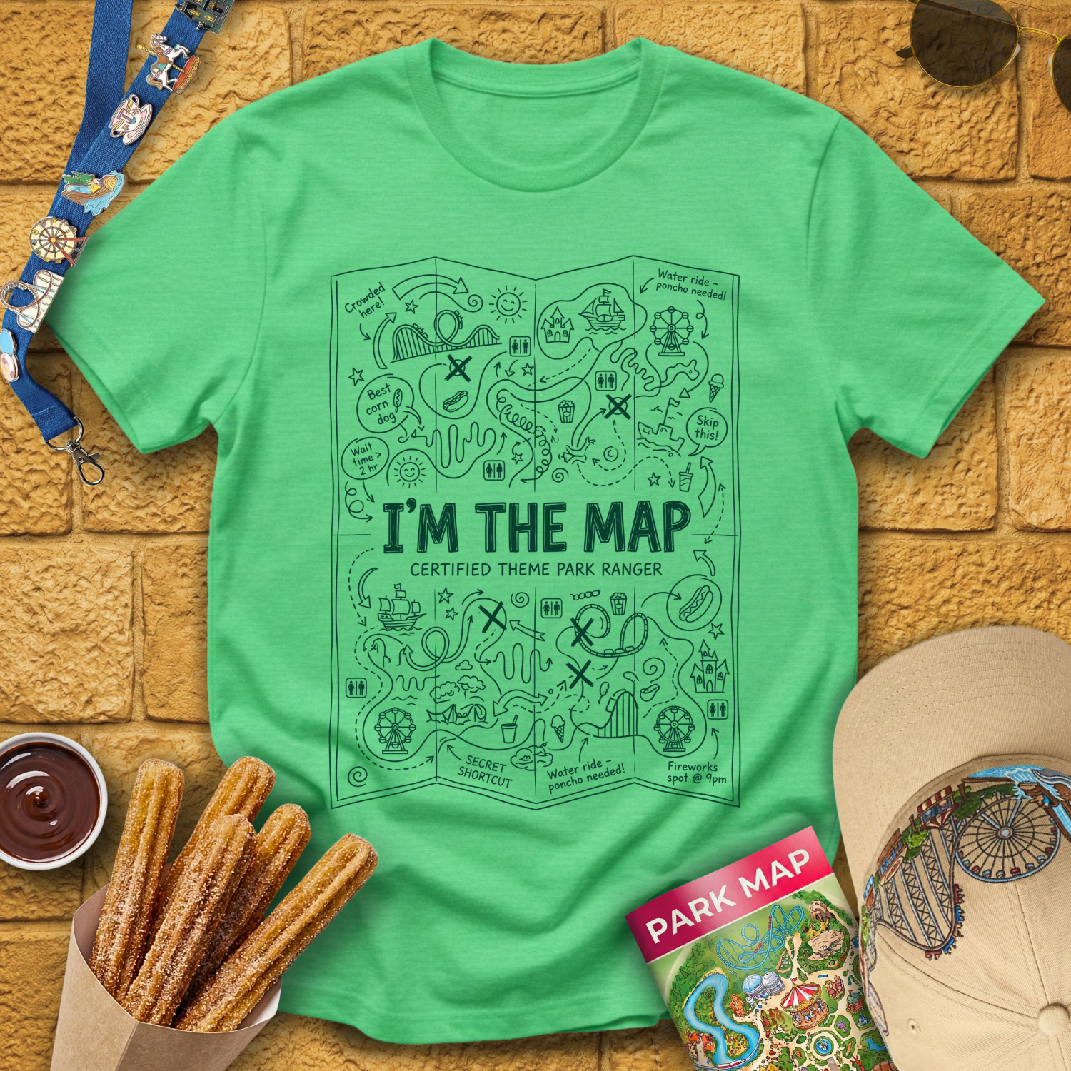 I'm The Map [ShapeDoodle] T-Shirt