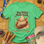 Big Whip Mountain [MidCen] T-Shirt for Theme Park Fans (Heather Irish Green)
