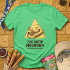 Big Whip Mountain [Retro] T-Shirt for Theme Park Fans (Heather Irish Green)