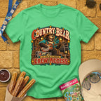 Country Bear [Western] T-Shirt for Theme Park Fans (Heather Irish Green)