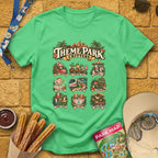 Theme Park Critters [Boho] T-Shirt for Theme Park Fans (Heather Irish Green)