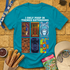 Poop In Themed Bathrooms [Comic] T-Shirt