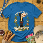 Yellow Strap [BohoOval] T-Shirt for Theme Park Fans (Antique Sapphire)