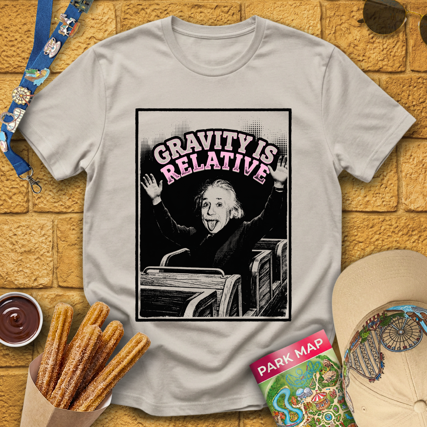 Gravity Is Relative [70s] T-Shirt