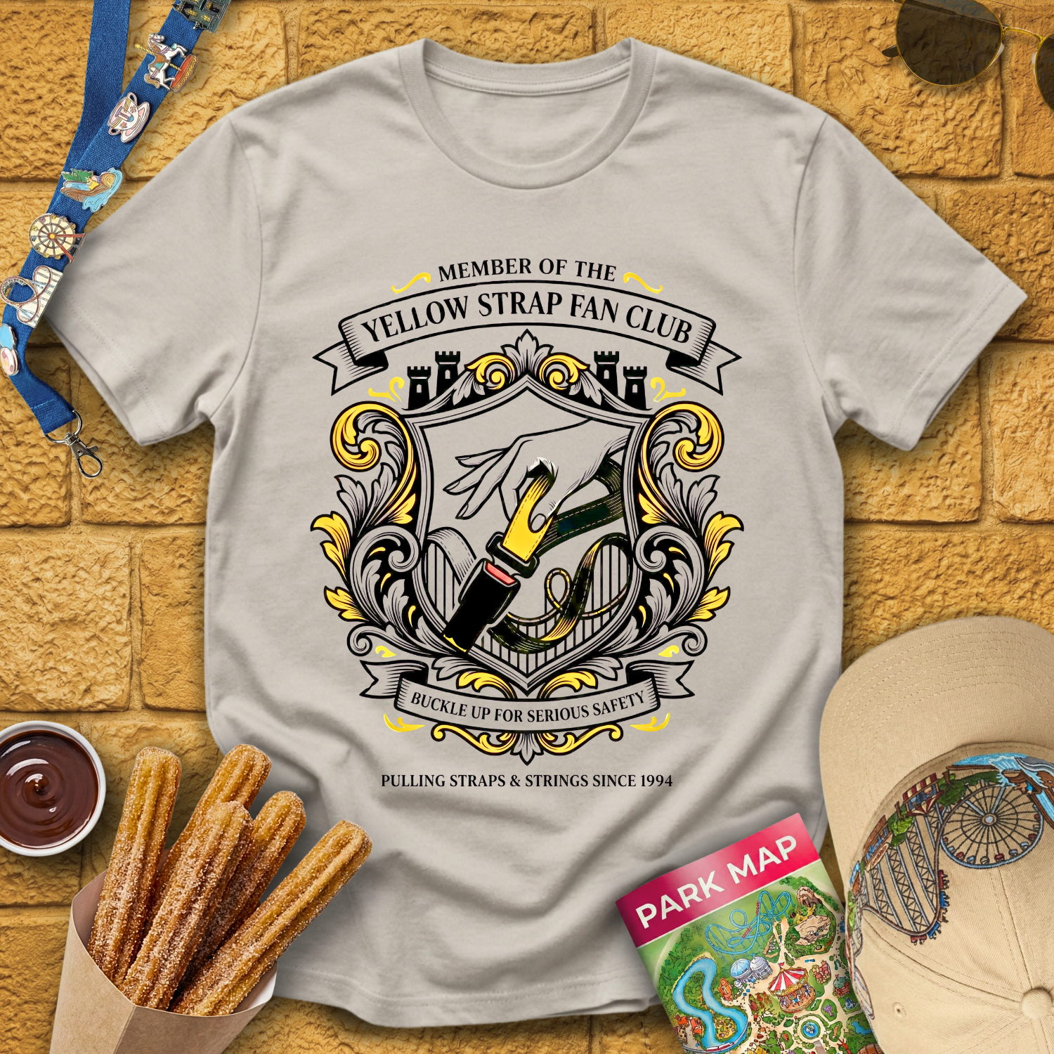 Yellow Strap Fan Club [Luxury] T-Shirt