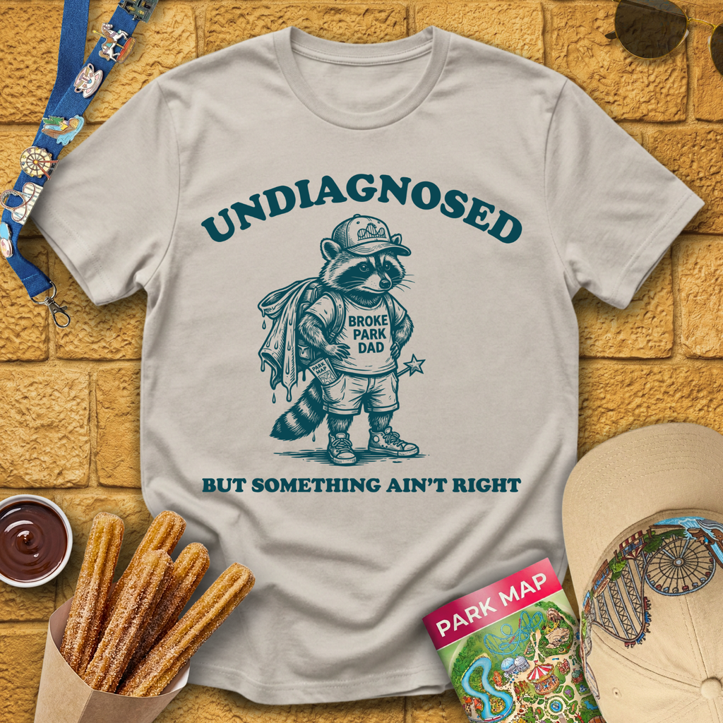 Undiagnosed Dad [Woodcut] T-Shirt