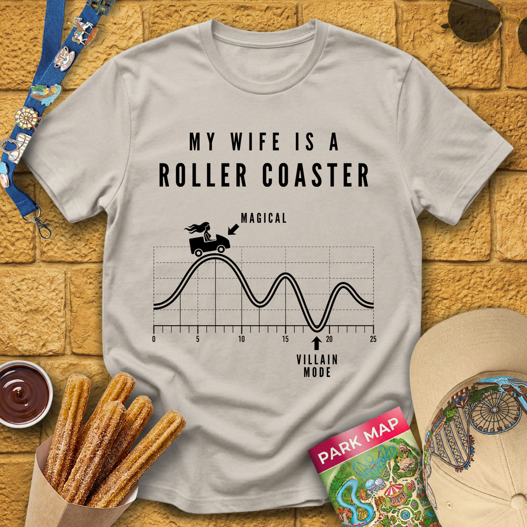 Wife Roller Coaster [Chart] T-Shirt