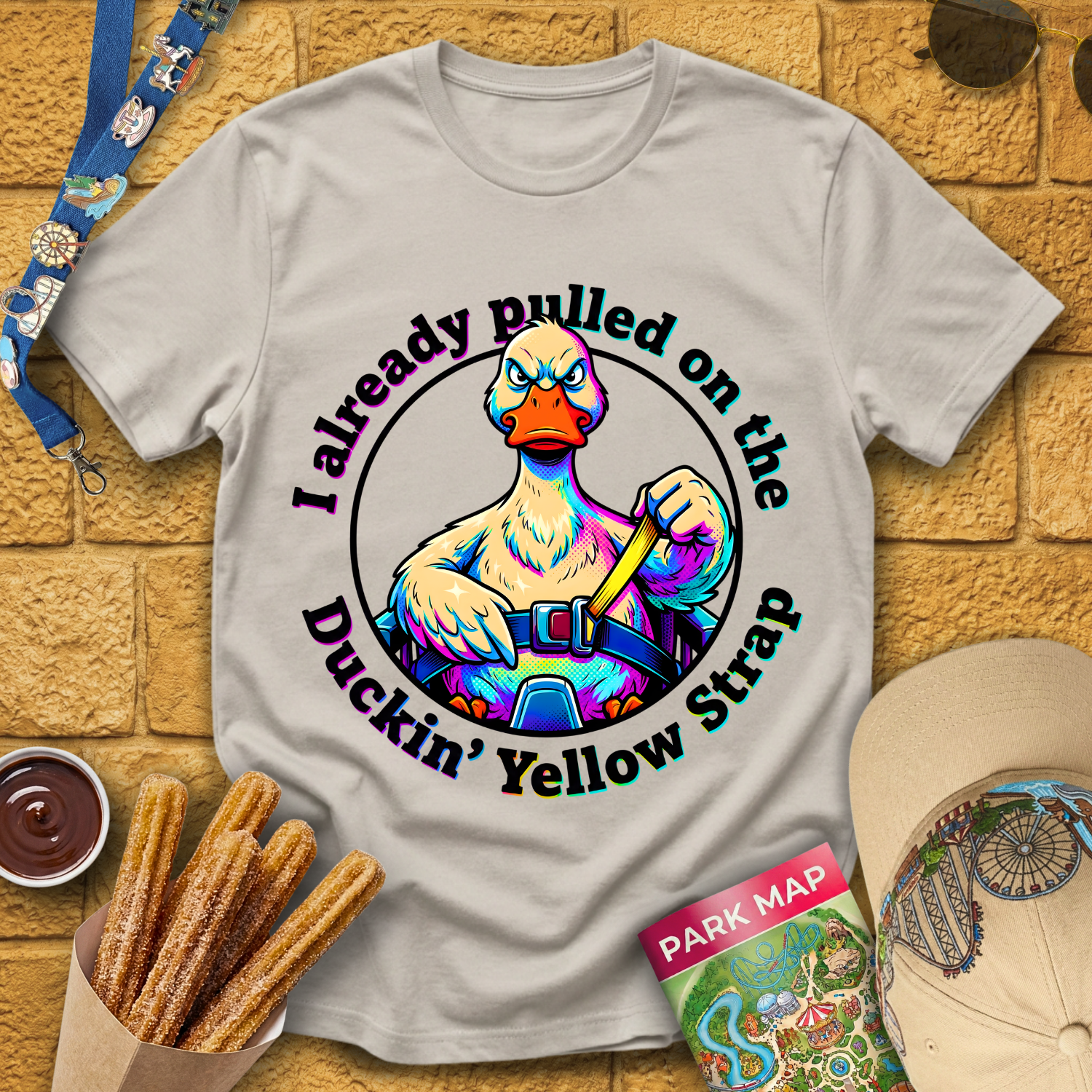 Duckin' Yellow Strap [PopArt] T-Shirt