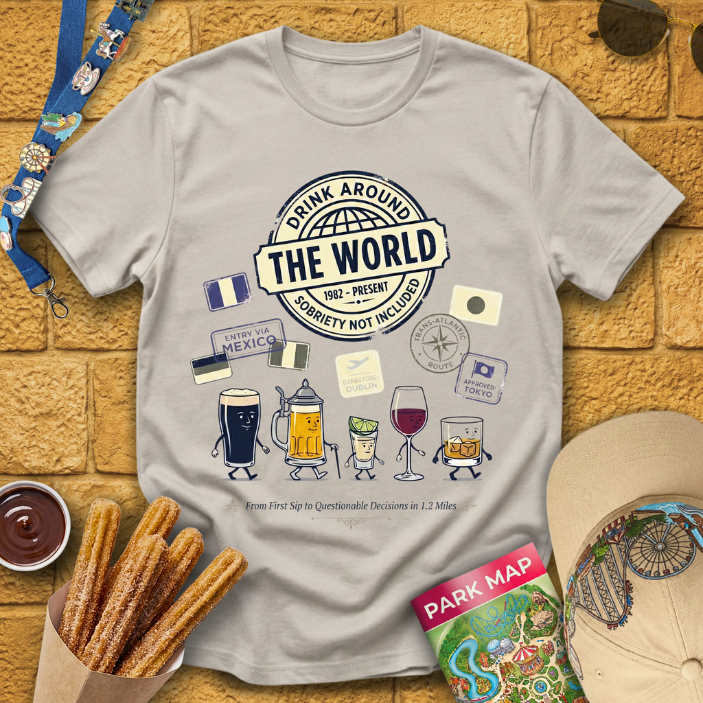 Drinking Around The World [Illu] T-Shirt