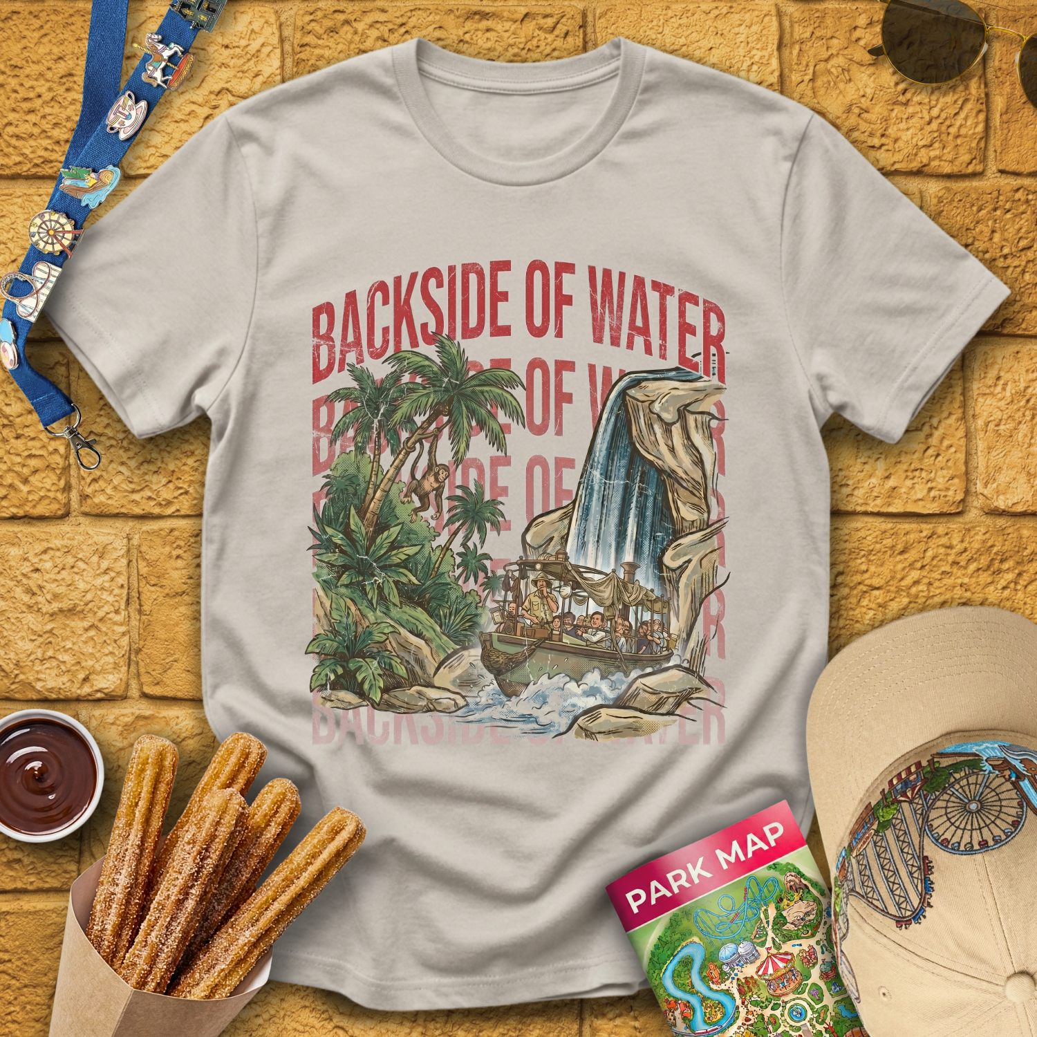 Backside of Water [Distressed] T-Shirt