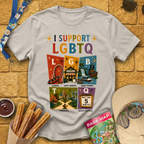 I Support LGBTQ [Americana] T-Shirt