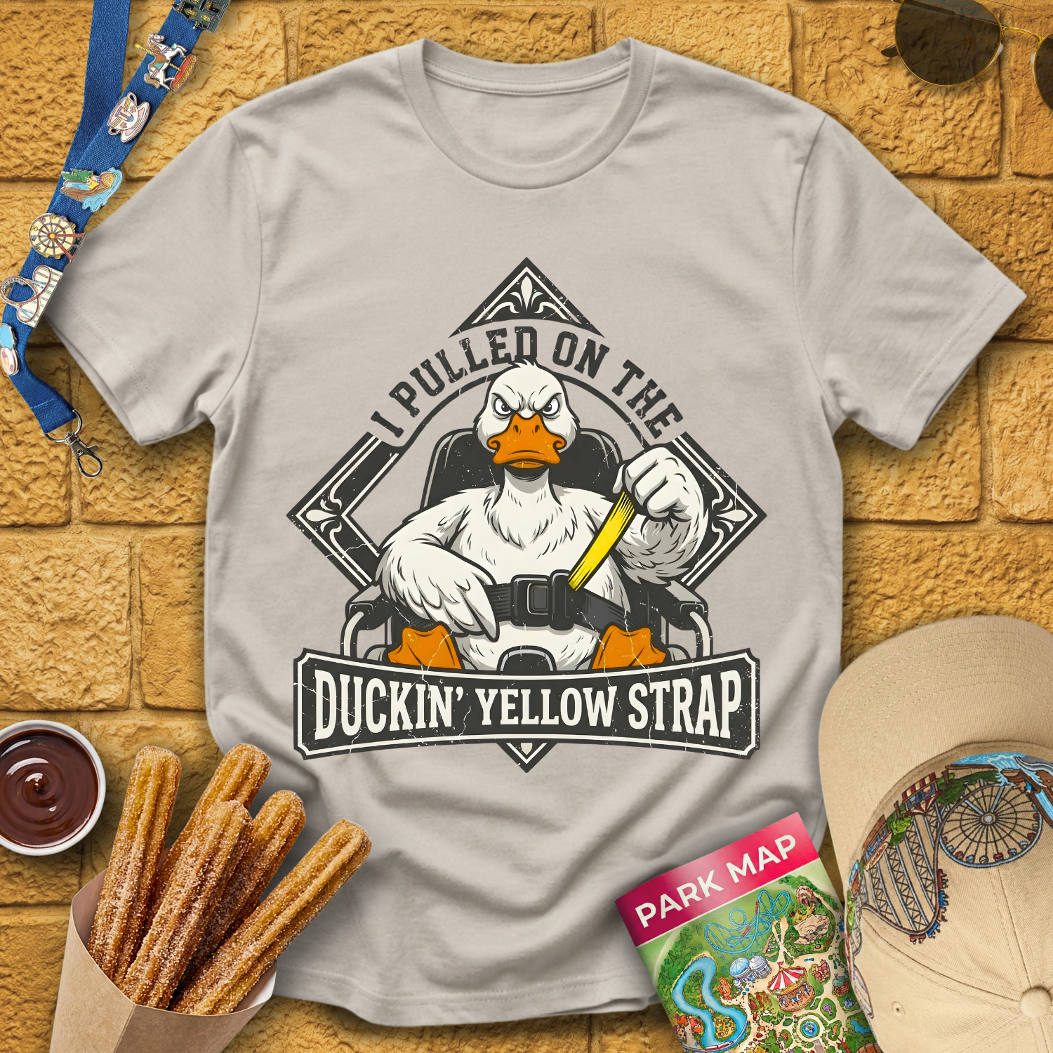 Duckin' Yellow Strap [Vintage] T-Shirt