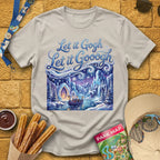 Let It Gogh [Artsy1] T-Shirt for Theme Park Fans (Ice Grey)