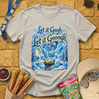 Let It Gogh [Artsy2] T-Shirt for Theme Park Fans (Ice Grey)